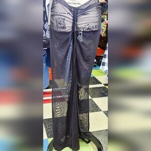 NWT Reverb V-Cut Sheer Bell Bottoms SZ LG